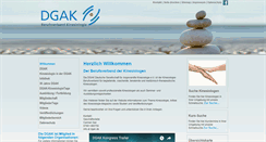 Desktop Screenshot of dgak.de